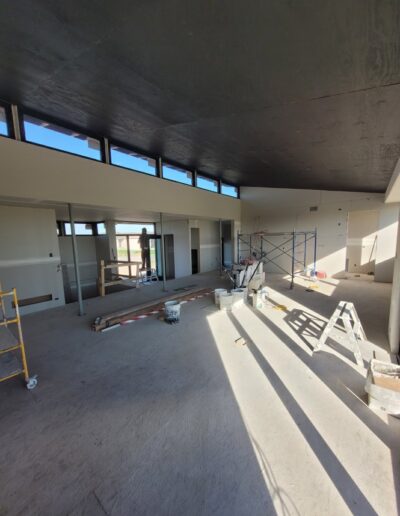 Perfectly done Drywall Installation In Great Room. Drywall and taping in a new house.