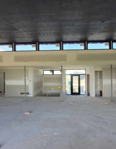 Perfectly done Drywall Installation. Drywall and taping in a new house.