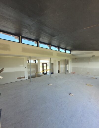 Perfectly done Drywall Installation. Drywall and taping in a new house.