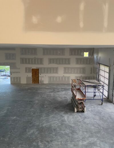 Drywall Installation Perfectly done on ceilings and walls. Drywall and taping in a new house.