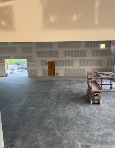 Drywall Installation Perfectly done on ceilings and walls. Drywall and taping in a new house.