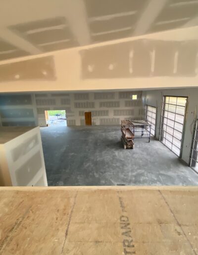 Drywall Installation Perfectly done on ceilings and walls. Drywall and taping in a new house.