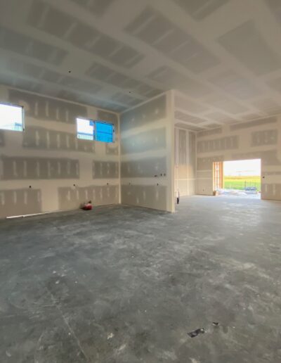 Drywall Installation Perfectly done on ceilings and walls. Drywall and taping in a new house.