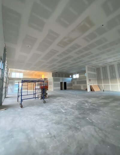 Drywall Installation Perfectly done on ceilings and walls. Drywall and taping in a new house.